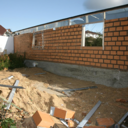 Agrandissement terrasse pour espace de jeu pour enfants Chambray-les-Tours